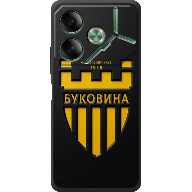Черный чехол BoxFace Tecno POVA 6 