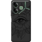 Черный чехол BoxFace Tecno POVA 6 Eye