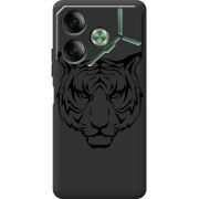 Черный чехол BoxFace Tecno POVA 6 Tiger