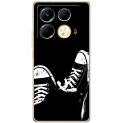 Чехол BoxFace Infinix Note 40 4G Black Sneakers