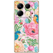 Чехол BoxFace Infinix Note 40 4G Birds in Flowers