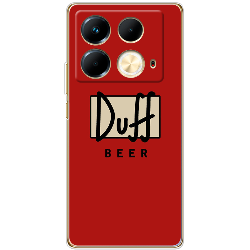 Чехол BoxFace Infinix Note 40 4G Duff beer