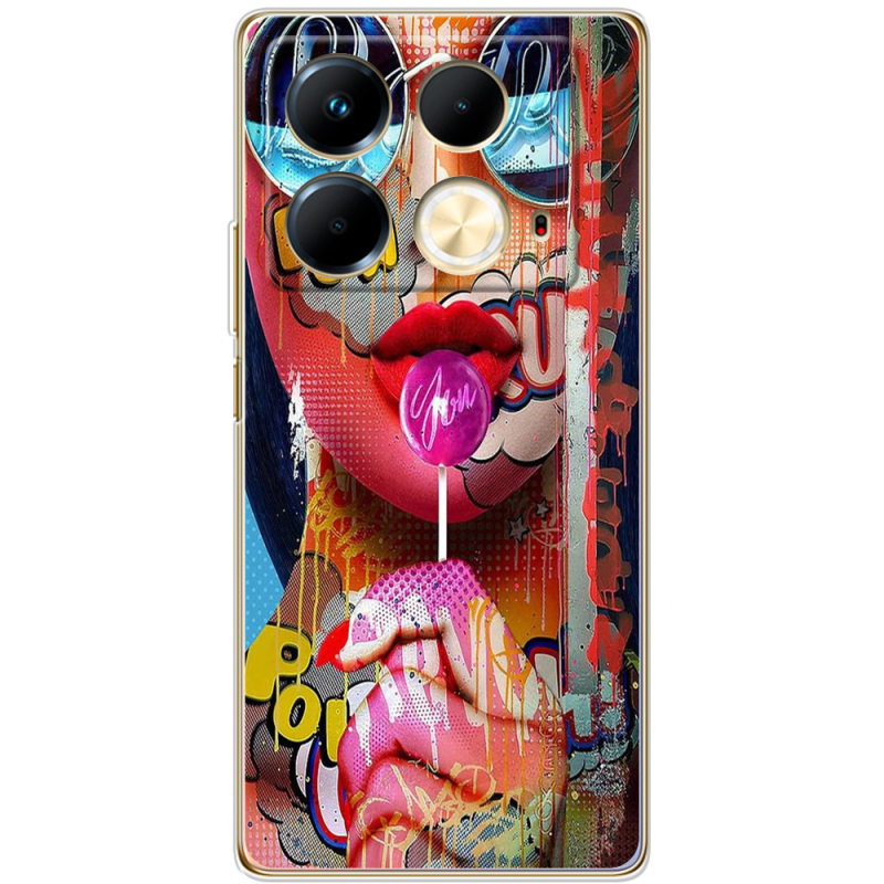 Чехол BoxFace Infinix Note 40 4G Colorful Girl