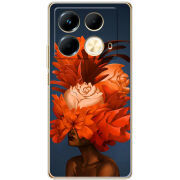 Чехол BoxFace Infinix Note 40 4G Exquisite Orange Flowers