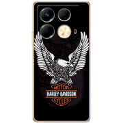 Чехол BoxFace Infinix Note 40 4G Harley Davidson and eagle