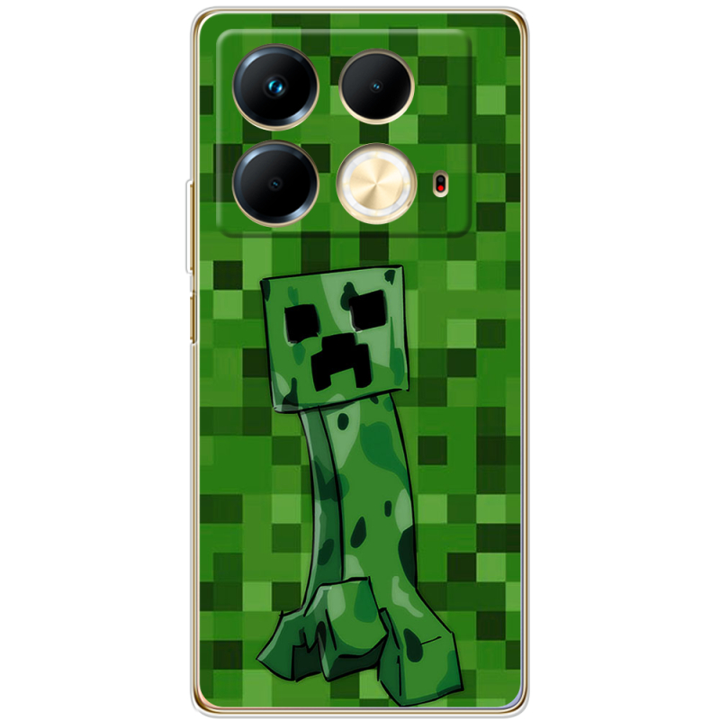 Чехол BoxFace Infinix Note 40 4G Minecraft Creeper