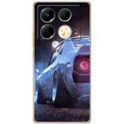 Чехол BoxFace Infinix Note 40 4G Silver Car