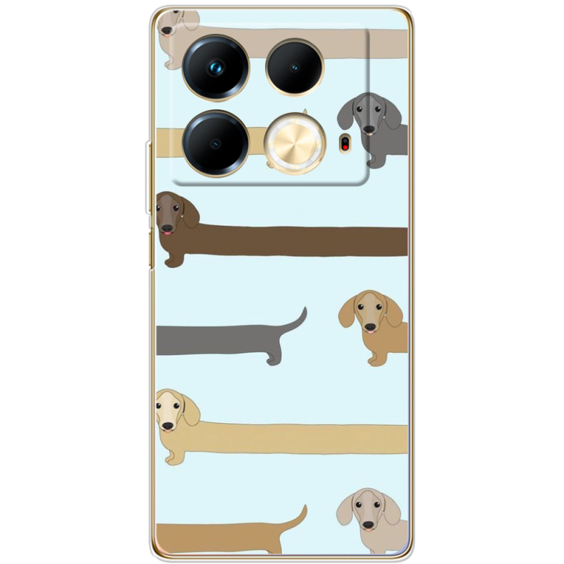 Чехол BoxFace Infinix Note 40 4G Dachshund