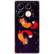 Чехол BoxFace Infinix Note 40 4G Fox-Astronauts