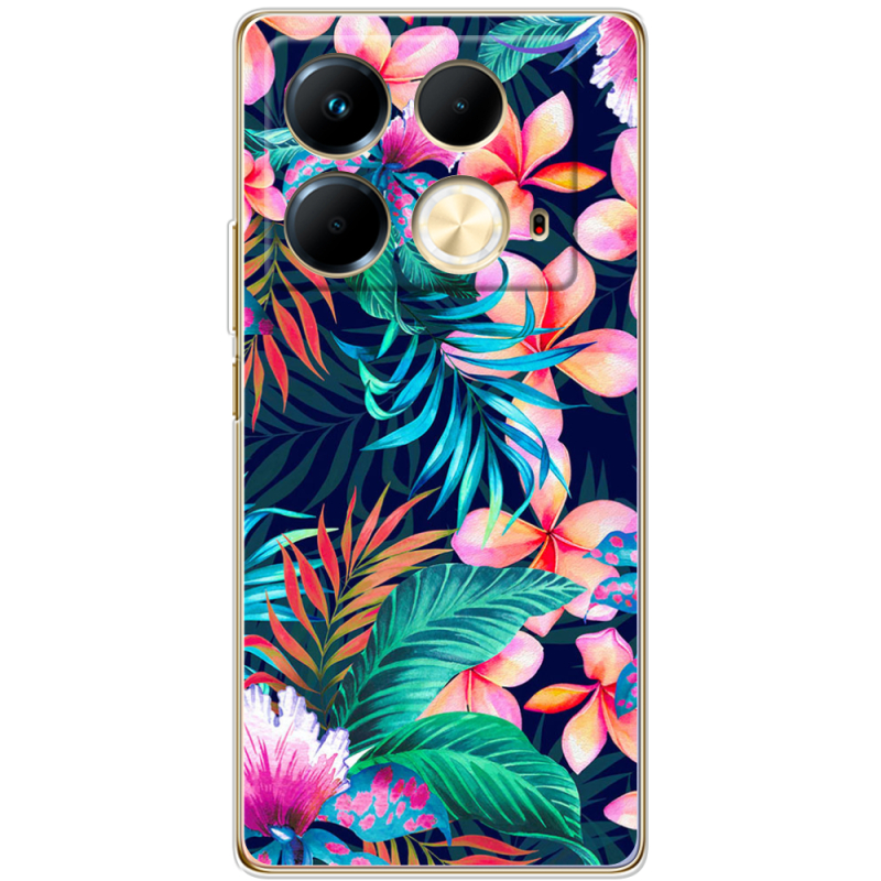 Чехол BoxFace Infinix Note 40 4G flowers in the tropics