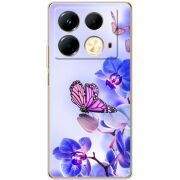 Чехол BoxFace Infinix Note 40 4G Orchids and Butterflies