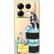 Прозрачный чехол BoxFace Infinix Note 40 4G City Girl