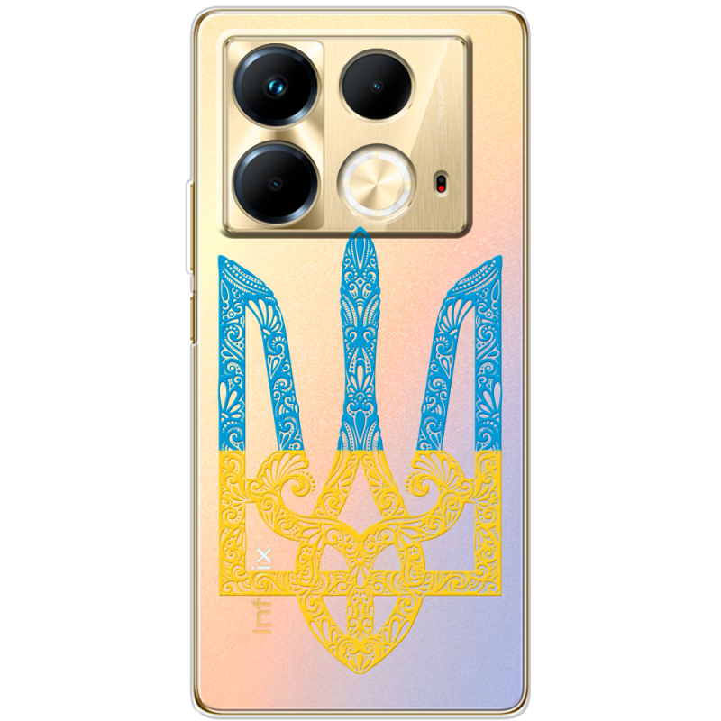 Прозрачный чехол BoxFace Infinix Note 40 4G Gold Trident