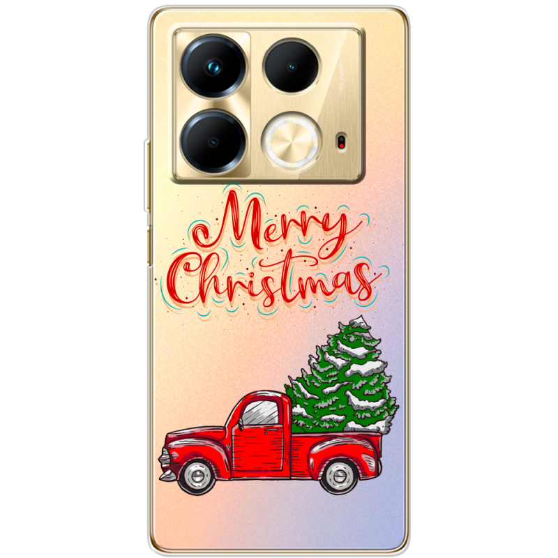 Прозрачный чехол BoxFace Infinix Note 40 4G Holiday Car