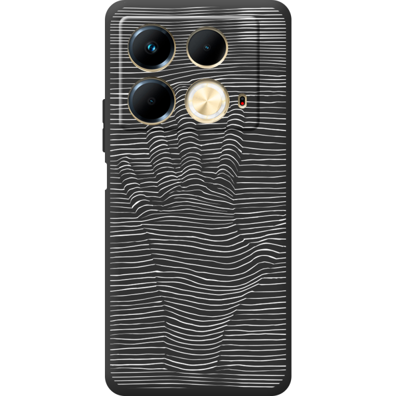 Черный чехол BoxFace Infinix Note 40 4G Optical Hand