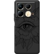 Черный чехол BoxFace Infinix Note 40 4G Eye