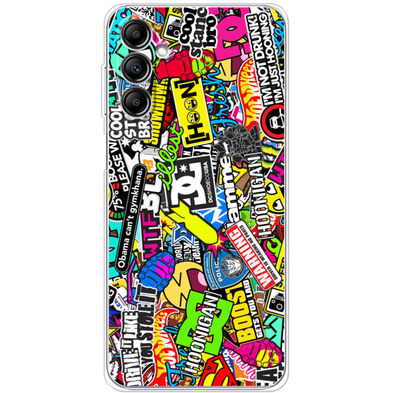 Чехол BoxFace Samsung Galaxy M35 (M356) Multicolored Inscriptions