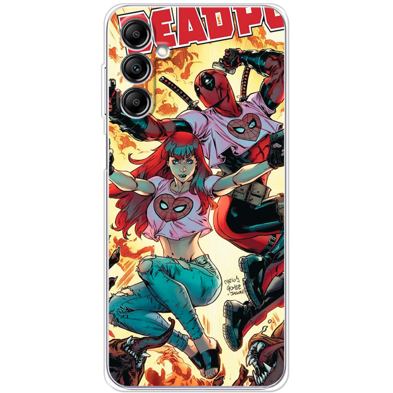 Чехол BoxFace Samsung Galaxy M35 (M356) Deadpool and Mary Jane