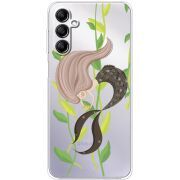 Прозрачный чехол BoxFace Samsung Galaxy M35 (M356) Cute Mermaid