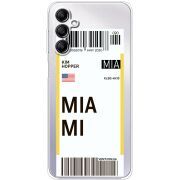 Прозрачный чехол BoxFace Samsung Galaxy M35 (M356) Ticket Miami