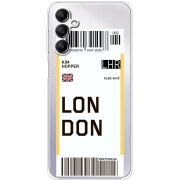 Прозрачный чехол BoxFace Samsung Galaxy M35 (M356) Ticket London