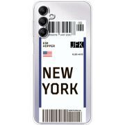 Прозрачный чехол BoxFace Samsung Galaxy M35 (M356) Ticket New York