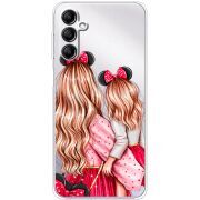 Прозрачный чехол BoxFace Samsung Galaxy M35 (M356) Mouse Girls