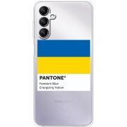 Прозрачный чехол BoxFace Samsung Galaxy M35 (M356) Pantone вільний синій