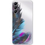 Прозрачный чехол BoxFace Samsung Galaxy M35 (M356) Feathers