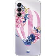 Чехол со стразами Samsung Galaxy M35 (M356) Pink Air Baloon