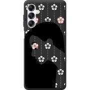 Черный чехол BoxFace Samsung Galaxy M35 (M356) Flower Hair