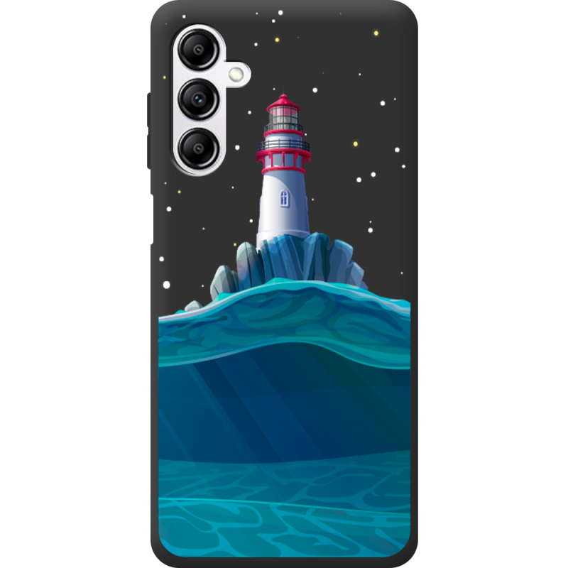 Черный чехол BoxFace Samsung Galaxy M35 (M356) Lighthouse