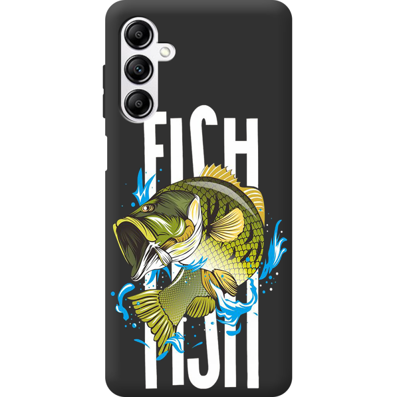 Черный чехол BoxFace Samsung Galaxy M35 (M356) Fish