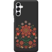 Черный чехол BoxFace Samsung Galaxy M35 (M356) Ukrainian Ornament