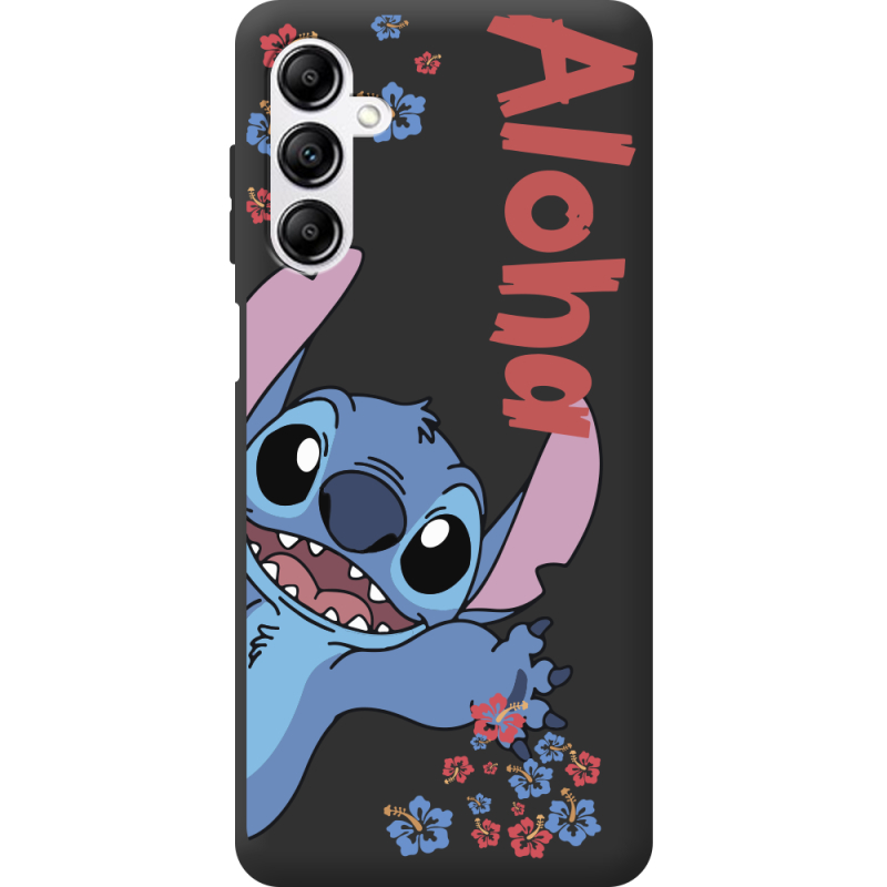 Черный чехол BoxFace Samsung Galaxy M35 (M356) Гавайський гість Stich