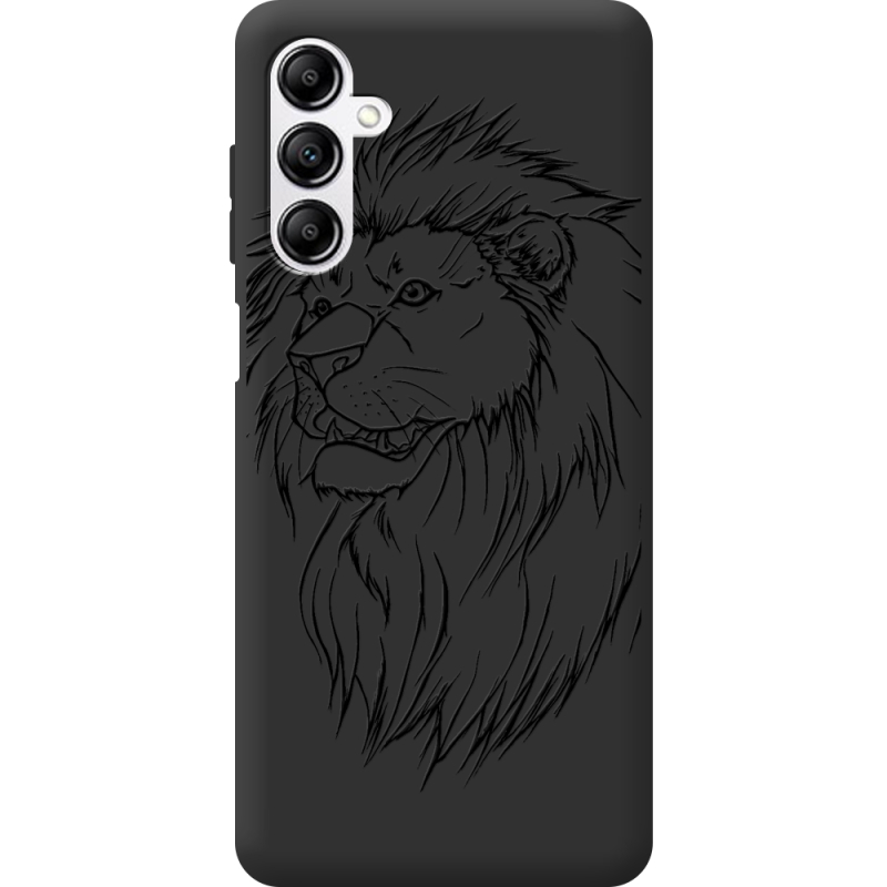 Черный чехол BoxFace Samsung Galaxy M35 (M356) Lion