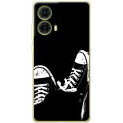 Чехол BoxFace Motorola G85 Black Sneakers