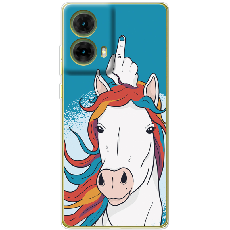 Чехол BoxFace Motorola G85 Fuck Unicorn