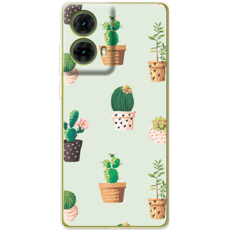 Чехол BoxFace Motorola G85 L-green Cacti