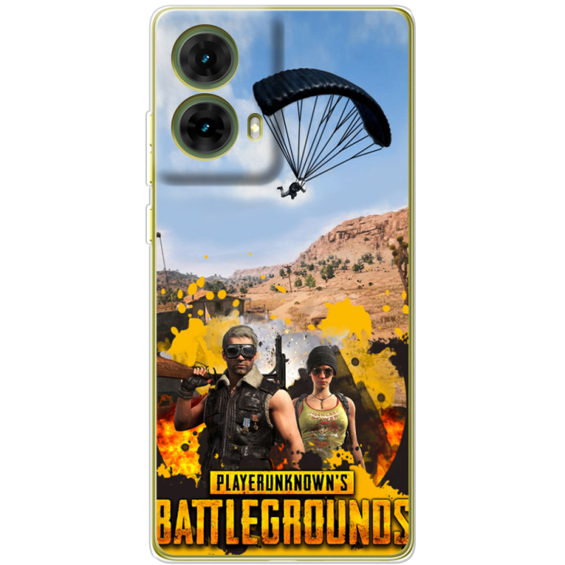 Чехол BoxFace Motorola G85 Pubg parachute