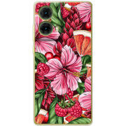 Чехол BoxFace Motorola G85 Tropical Flowers