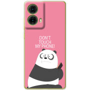 Чехол BoxFace Motorola G85 Dont Touch My Phone Panda