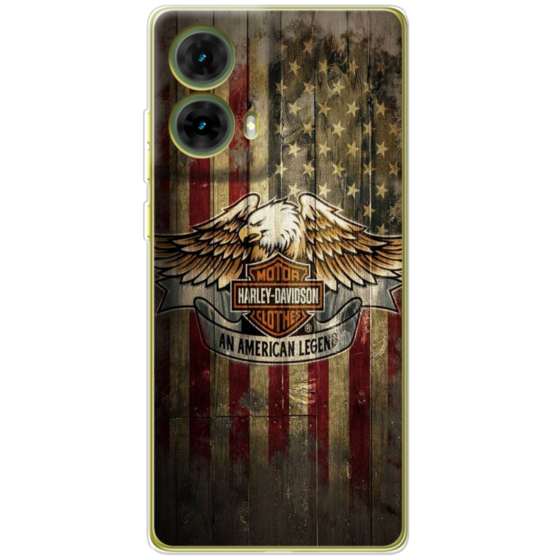 Чехол BoxFace Motorola G85 Harley An American Legend