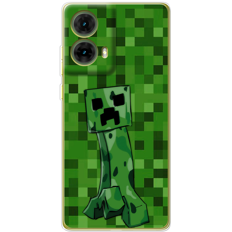 Чехол BoxFace Motorola G85 Minecraft Creeper