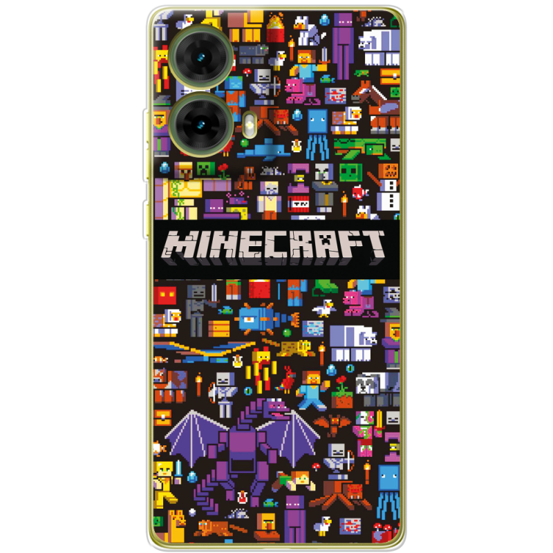 Чехол BoxFace Motorola G85 Minecraft Mobbery