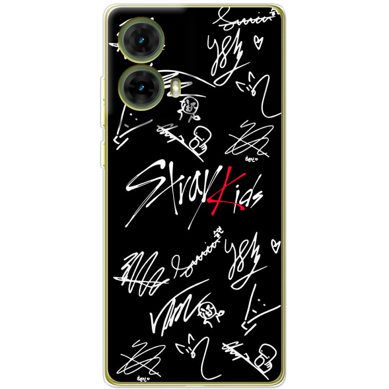 Чехол BoxFace Motorola G85 Stray Kids автограф