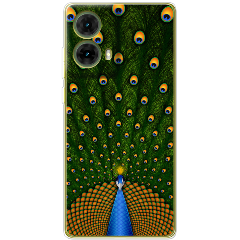 Чехол BoxFace Motorola G85 Peacocks Tail