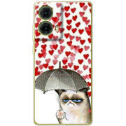 Чехол BoxFace Motorola G85 Raining Hearts