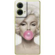 Чехол BoxFace Motorola G85 Marilyn Monroe Bubble Gum