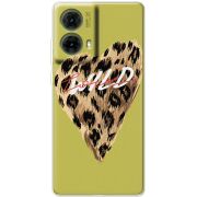 Прозрачный чехол BoxFace Motorola G85 Wild Love